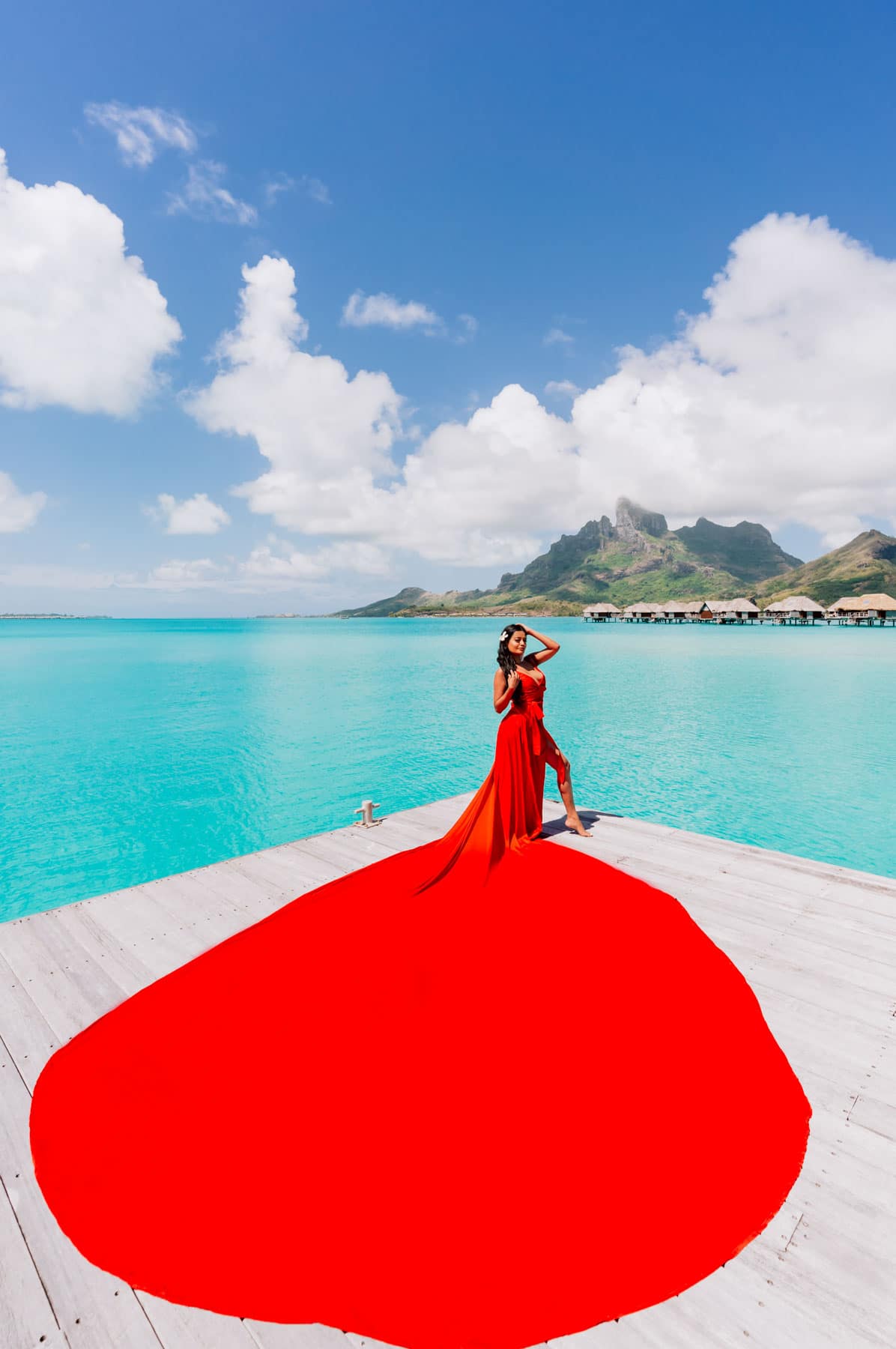 MIAMI DRESS PHOTO - Flying dress photoshoot in Santorini Mykonos Miami